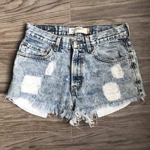 Vintage Levi 550 cutoffs (Urban Outfitters)